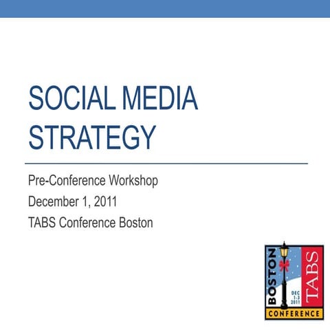 Social Media Strategy