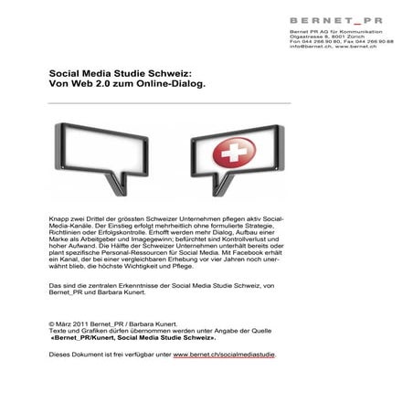 Social media studie_schweiz_2011_bernet_pr_kunert