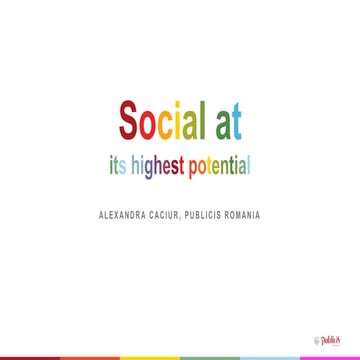 Biz Social Media Summer Camp 2019 - Alexandra Caciur, Publicis