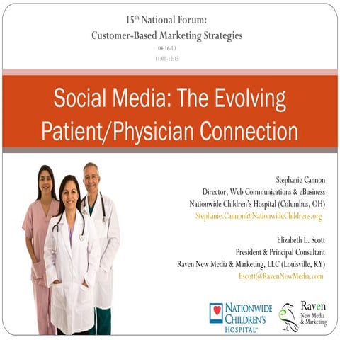Social Media The Evolving Patient Physician Connection Final
