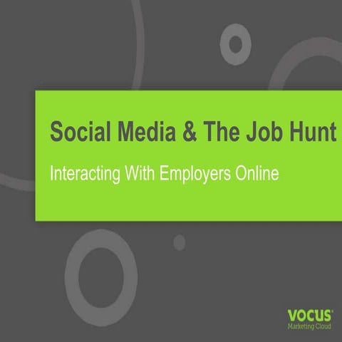 Engaging with Employers Online