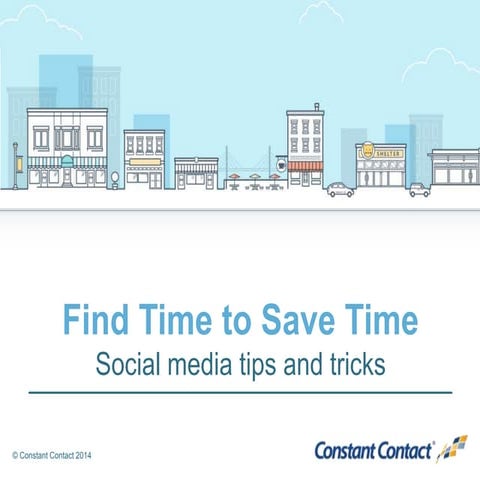 Social Media Time Savers by Mobloggy® and Constant Contact®