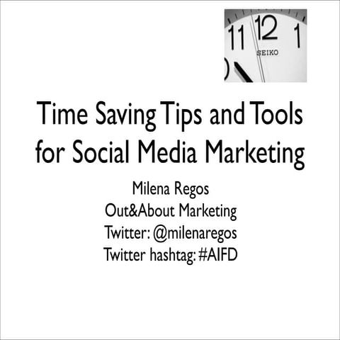Social media time saving tips