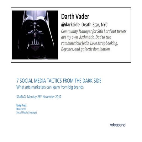 7 SOCIAL MEDIA TACTICS FROM THE DARK SIDE