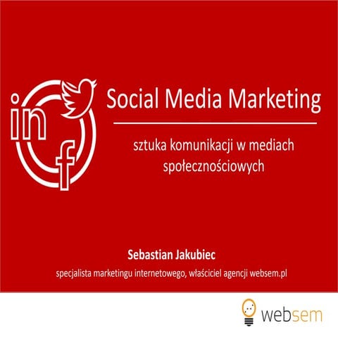 Social media - skuteczna komunikacja w mediach społecznościowych