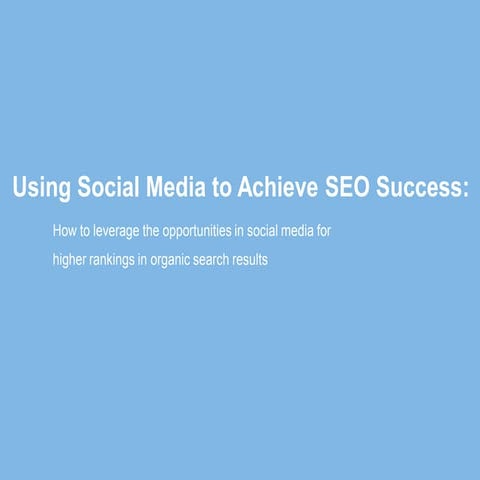 Ebriks-Social media to achieve SEO success 