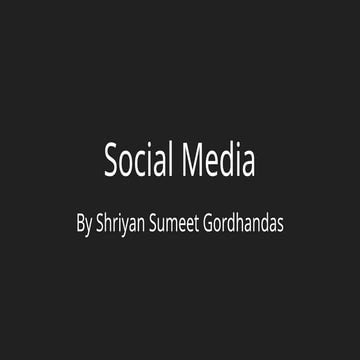 Simple Social Media PPT for Toast-Masters Youth