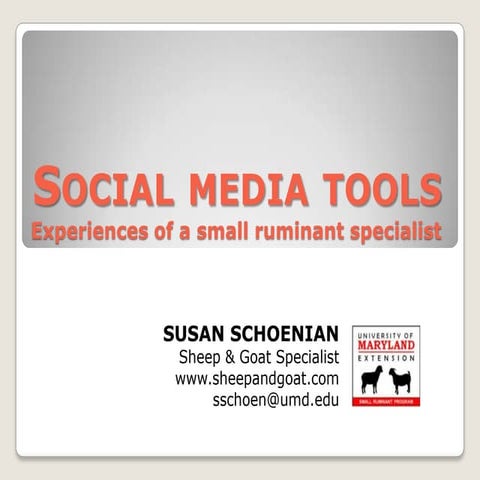 Social Media Tools