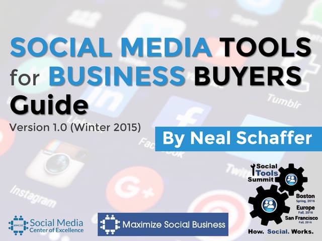 Social Media Tools for Business Buyer's Guide