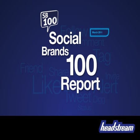 The Top 100 Social media  Brands By Industry