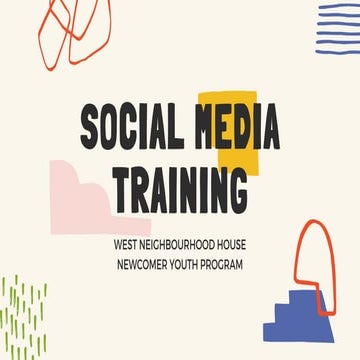 Social Media Training for West Neighbourhood House