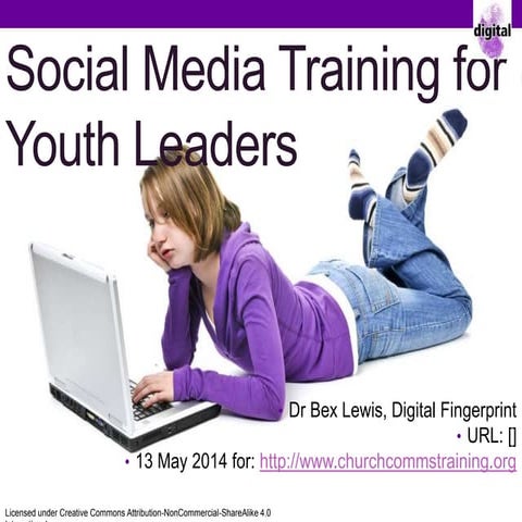 Social Media for Youth Leaders, May 2014, for @c_of_e