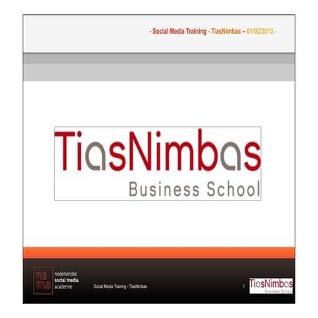 TiasNimbas - Social media training (linkedin and recruitment) MBA Tilburg feb...