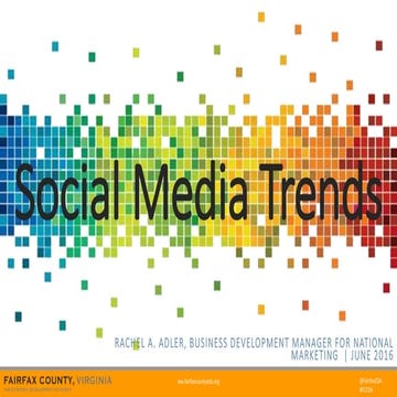 2016 Social Media Trends