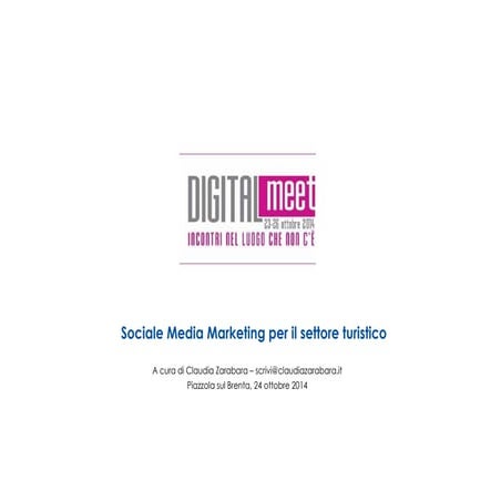 Turismo e Social Media Marketing
