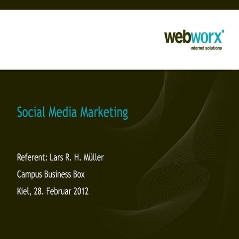 Social Media und Facebook Marketing