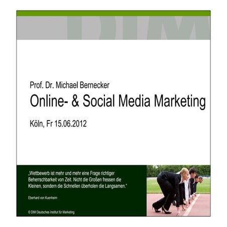 Online Marketing und Social Media Marketing für Karnevalisten
