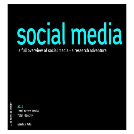 A full overview of Social Media: a research adventure