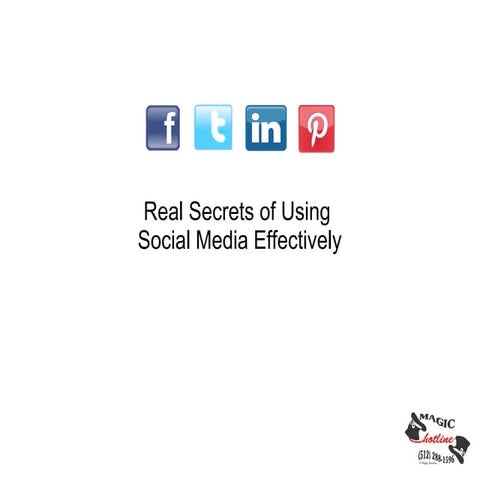 Real Secrets of Using Social Media