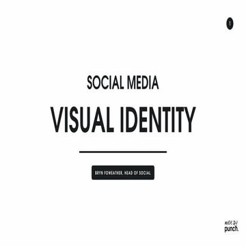 Social Media Visual Identity 