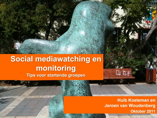 Social mediawatching en monitoring