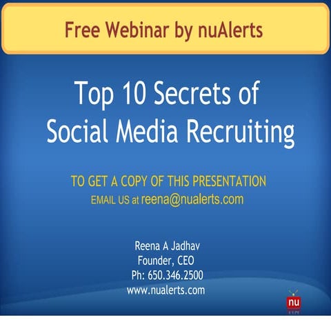 Social Media Webinar