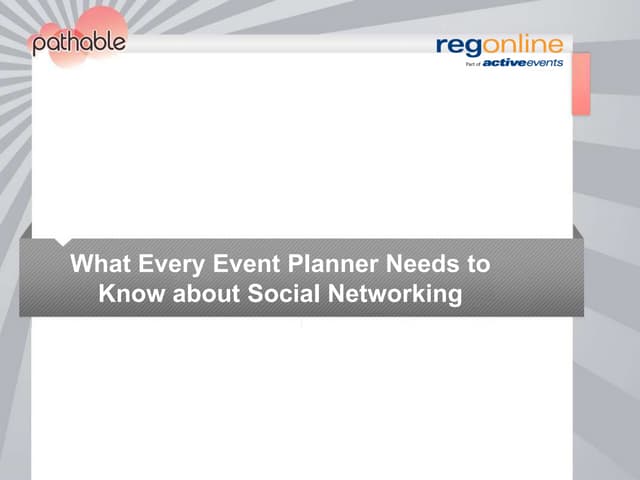 Social Media for Event Planners