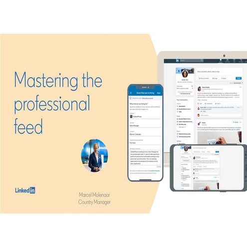 Mastering the feed - Social Media Week 2019  -LinkedIn