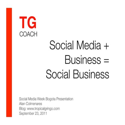 Social media week bogota - Alan Colmenares