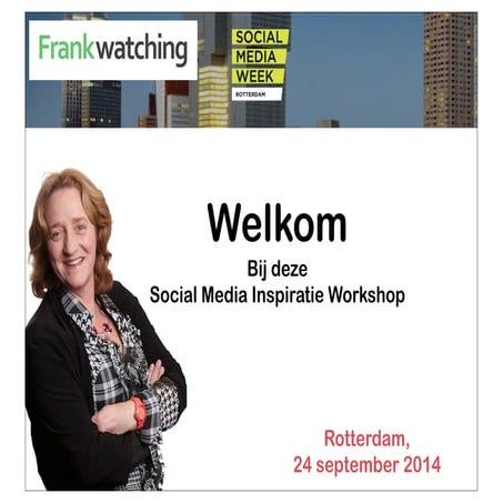 Social media for female entrepreneurs | Social Media Week Rotterdam 2014