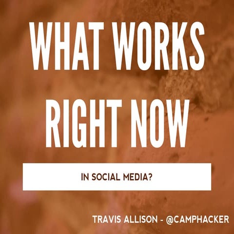 Social Media Marketing Your Summer Camp -  what works right now