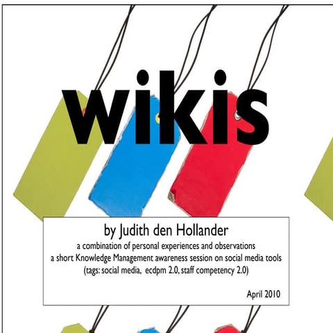 Social Media : Wikis