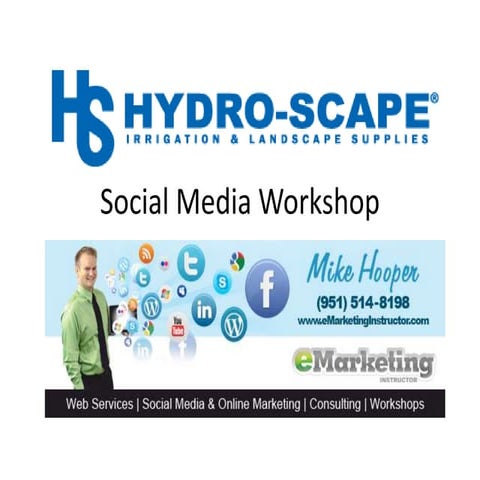Social media workshop
