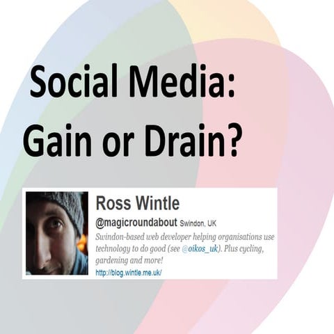 Social Media: Gain or Drain