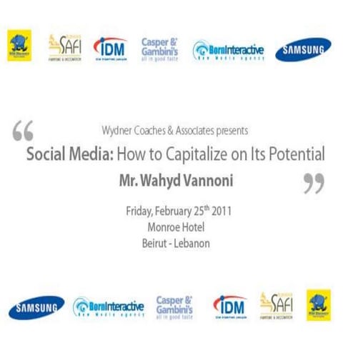 Lebanon: Social media Conference