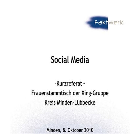 Social media xing milk frauenstammtisch08102010