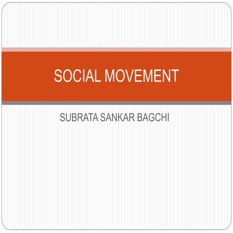 Social movement   class slides