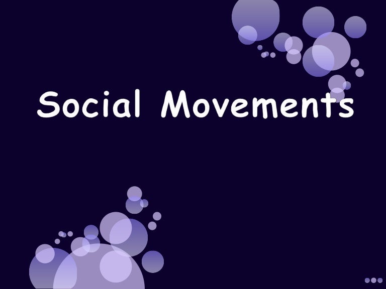Social movementssociology (PPT)