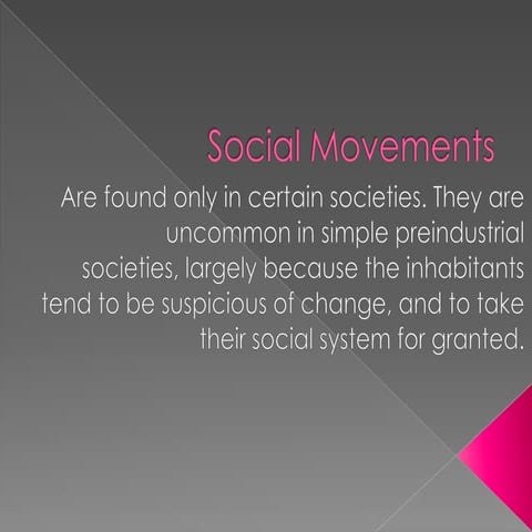 Social movements
