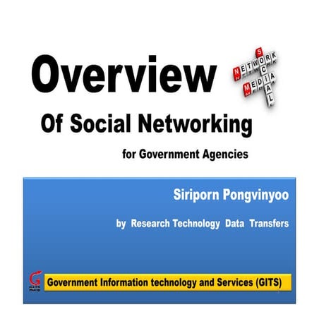Overview of Social Networking for Government Agencies in thailand