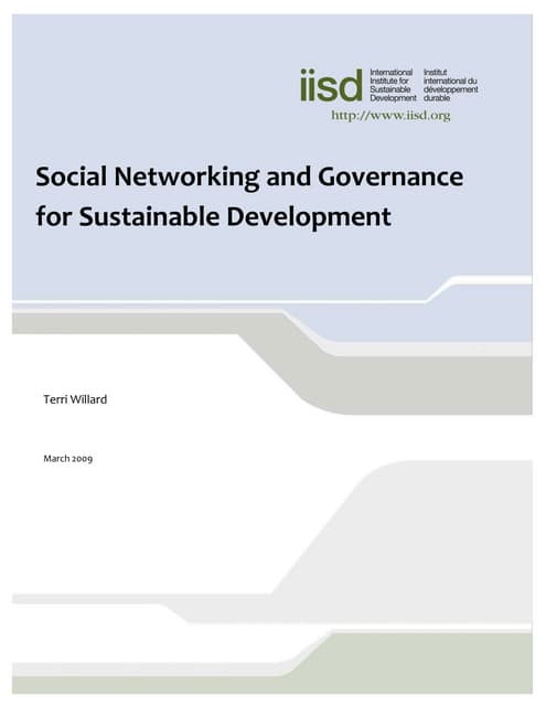 Social network and  govrnance