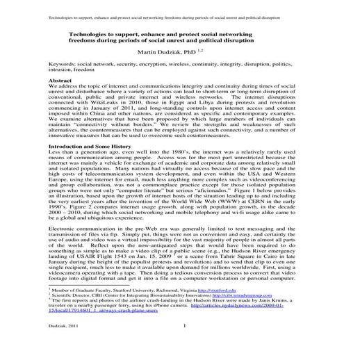 Social Network Continuity Disruption Countermeasures Paper