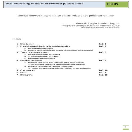 Social Networking: un hito en las RRPP online