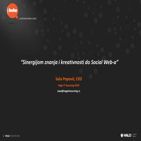 Sinergijom znanja i kreativnosti do Social Web-a