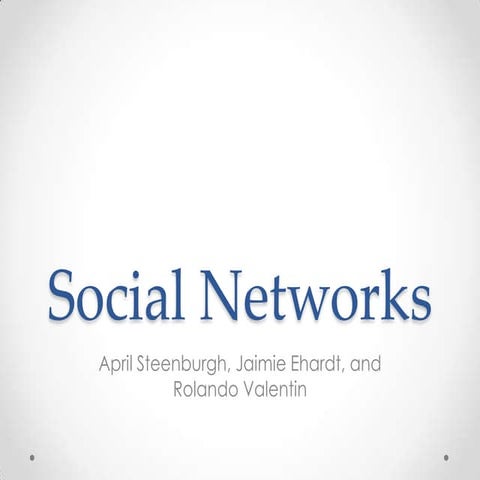 Social Networks