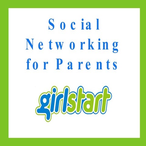 Social Networking Workshop for Parents