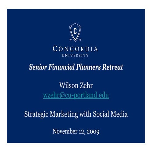 Social Networking - Nov 10 2009