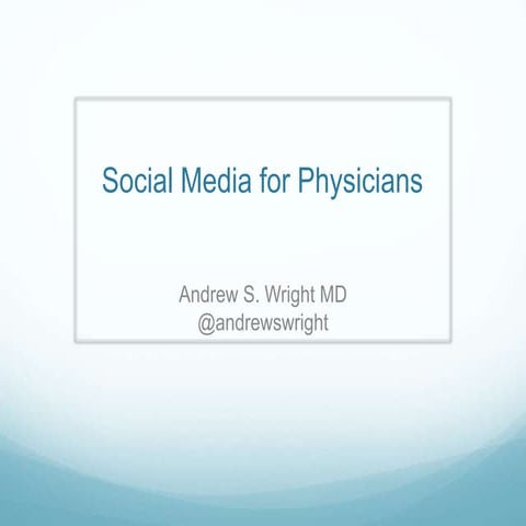 Social Networking for Surgeons