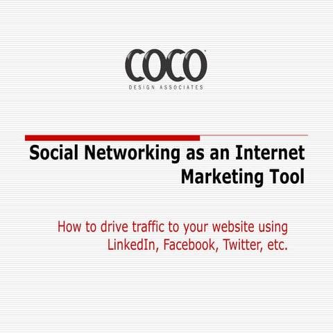 Social Networking As An Internet Marketing Tool