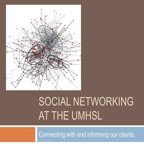 Social Networking at the University of Manitoba Health Sciences Libraries